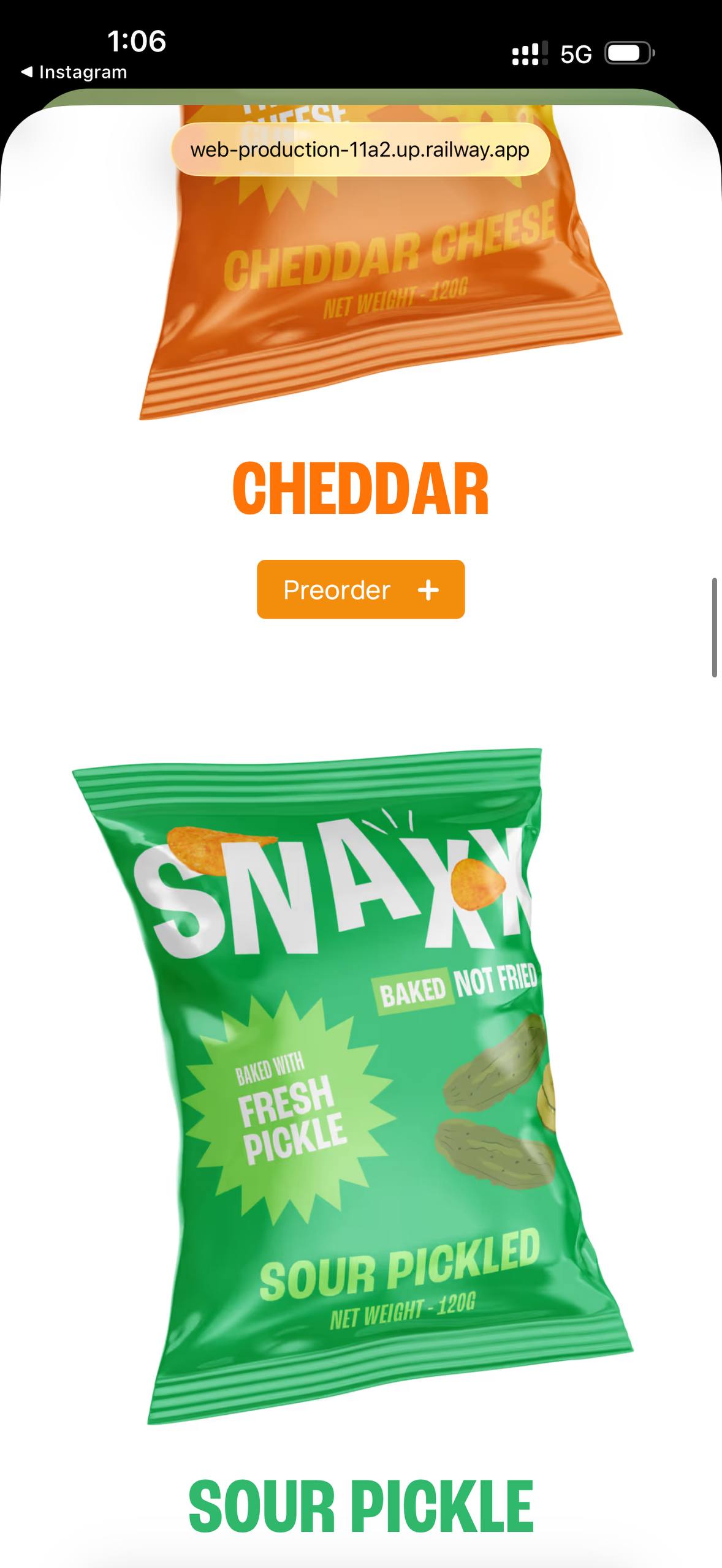 POTATO SHOP Cheddar Cheese tenis bag with bold orange packaging.